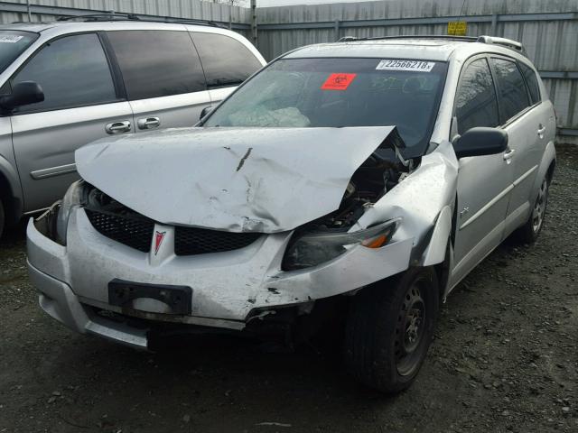 5Y2SL62824Z451499 - 2004 PONTIAC VIBE SILVER photo 2