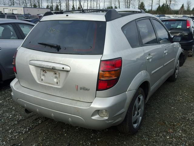 5Y2SL62824Z451499 - 2004 PONTIAC VIBE SILVER photo 4