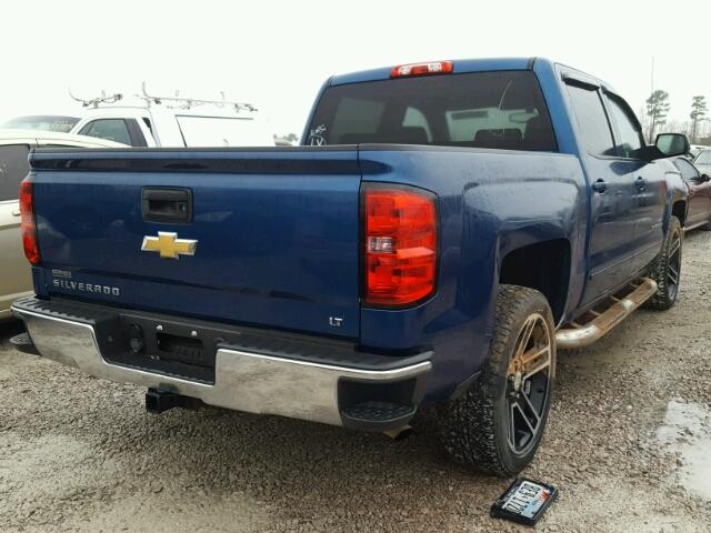 3GCPCREC9FG190642 - 2015 CHEVROLET SILVERADO BLUE photo 4