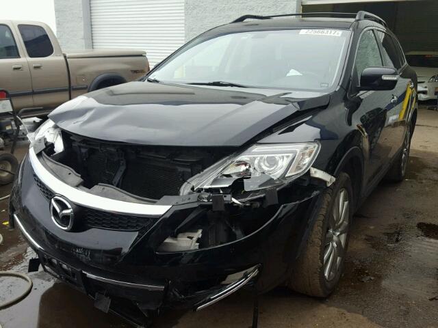 JM3TB38A380161872 - 2008 MAZDA CX-9 AWD BLACK photo 2