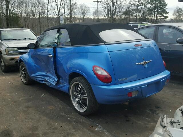 3C3HY55X18T123713 - 2008 CHRYSLER PT CRUISER BLUE photo 3