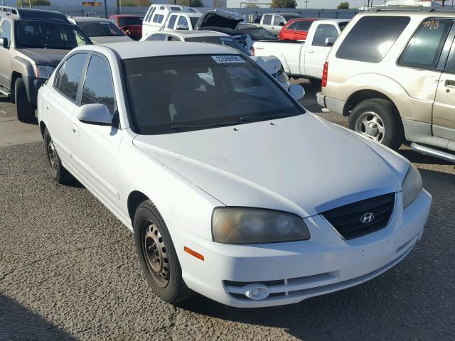 KMHDN46D56U361578 - 2006 HYUNDAI ELANTRA GL WHITE photo 1