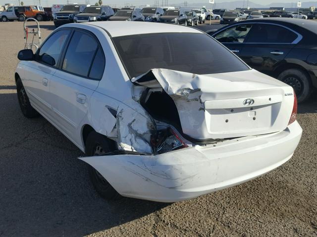 KMHDN46D56U361578 - 2006 HYUNDAI ELANTRA GL WHITE photo 3