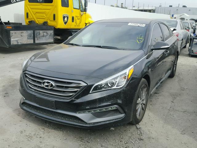 5NPE34AB4HH544990 - 2017 HYUNDAI SONATA SPO BLACK photo 2