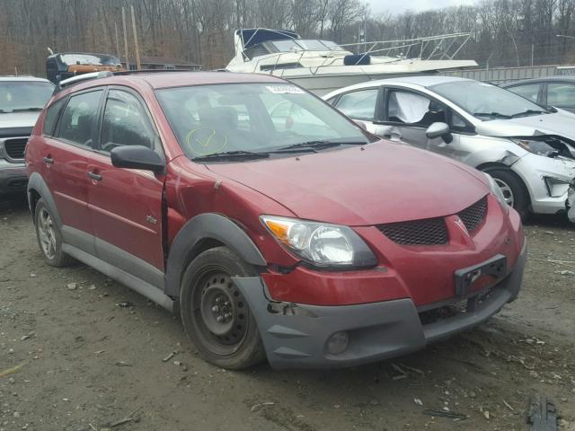 5Y2SL62804Z404696 - 2004 PONTIAC VIBE RED photo 1