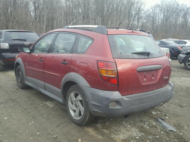 5Y2SL62804Z404696 - 2004 PONTIAC VIBE RED photo 3