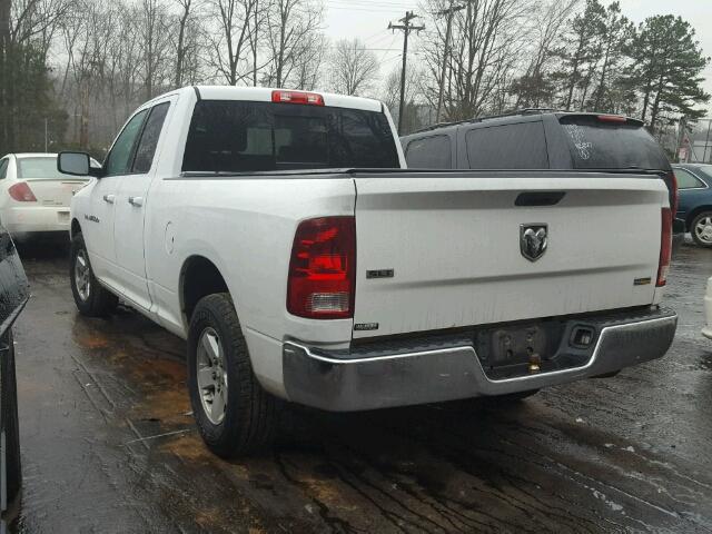 1D7RB1GP1BS696312 - 2011 DODGE RAM 1500 WHITE photo 3