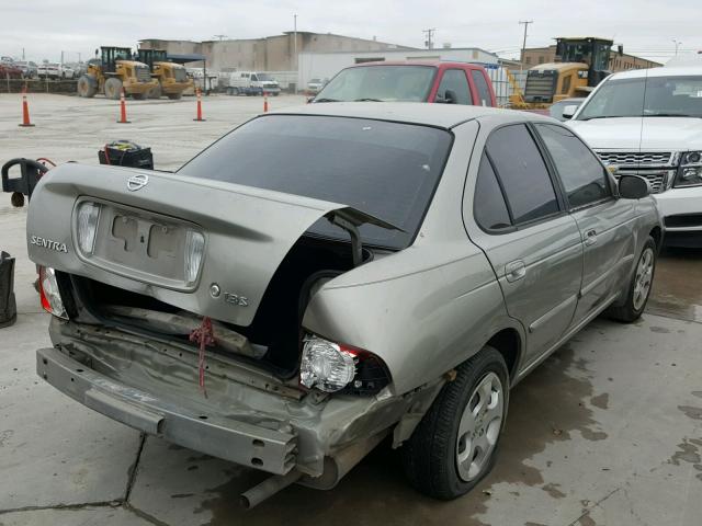 3N1CB51D64L860678 - 2004 NISSAN SENTRA 1.8 BROWN photo 4