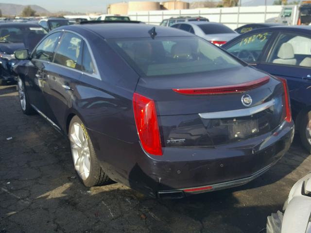 2G61S5S39D9211182 - 2013 CADILLAC XTS PREMIU BLUE photo 3