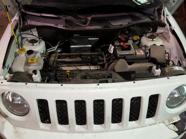 1C4NJPBA2ED785445 - 2014 JEEP PATRIOT SP WHITE photo 7