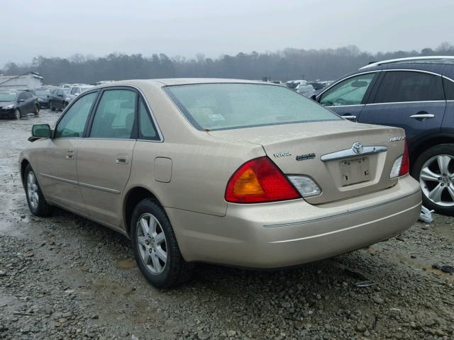 4T1BF28B62U256725 - 2002 TOYOTA AVALON XL GOLD photo 3