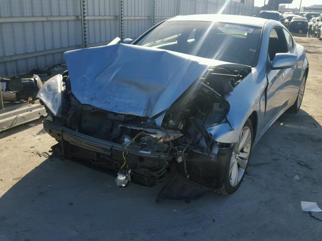 KMHHT6KD4BU063395 - 2011 HYUNDAI GENESIS CO BLUE photo 2