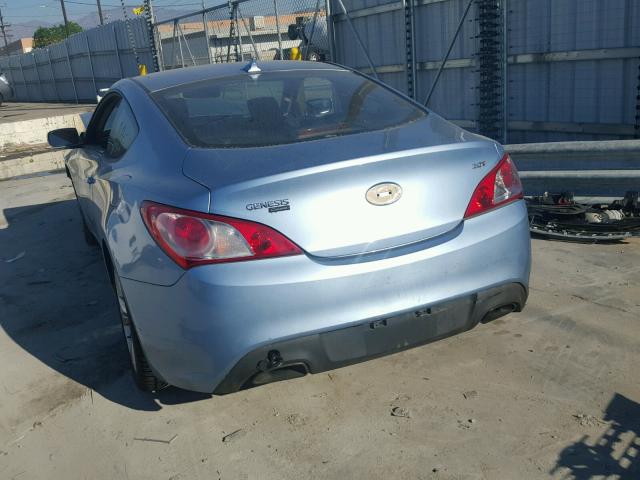 KMHHT6KD4BU063395 - 2011 HYUNDAI GENESIS CO BLUE photo 3