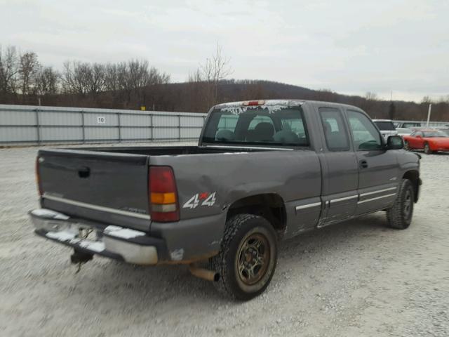 2GCEK19T011350365 - 2001 CHEVROLET SILVERADO GRAY photo 4