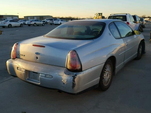 2G1WW12E7Y9384988 - 2000 CHEVROLET MONTE CARL 银色 照片 4