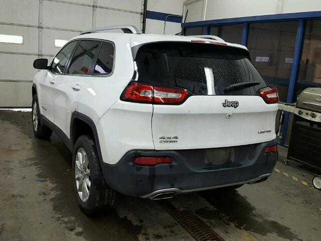 1C4PJMDS8GW166630 - 2016 JEEP CHEROKEE L WHITE photo 3