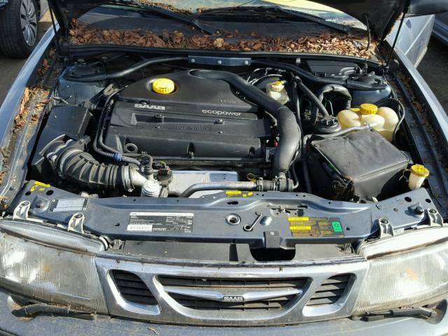 YS3DD58H8Y2024682 - 2000 SAAB 9-3 BLUE photo 7