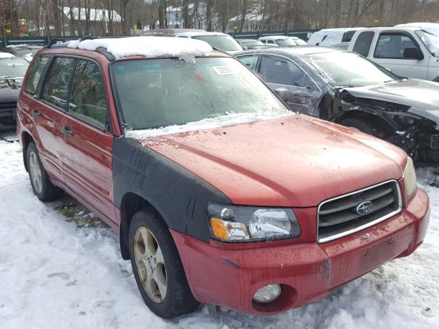 JF1SG65674H750464 - 2004 SUBARU FORESTER 2 RED photo 1