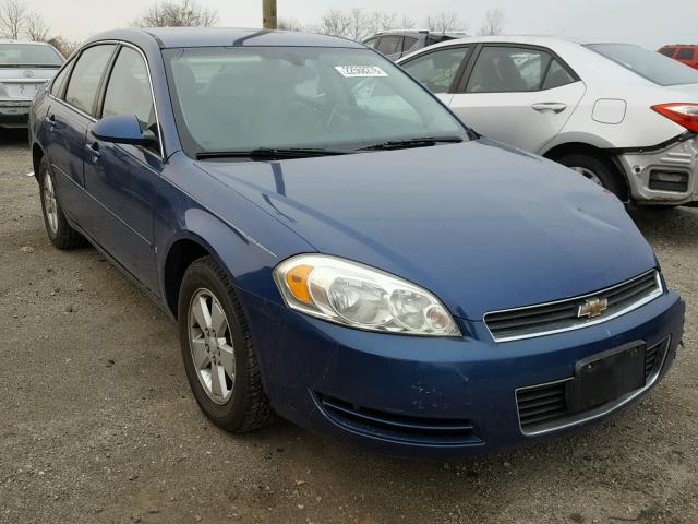 2G1WT58K969146926 - 2006 CHEVROLET IMPALA LT BLUE photo 1