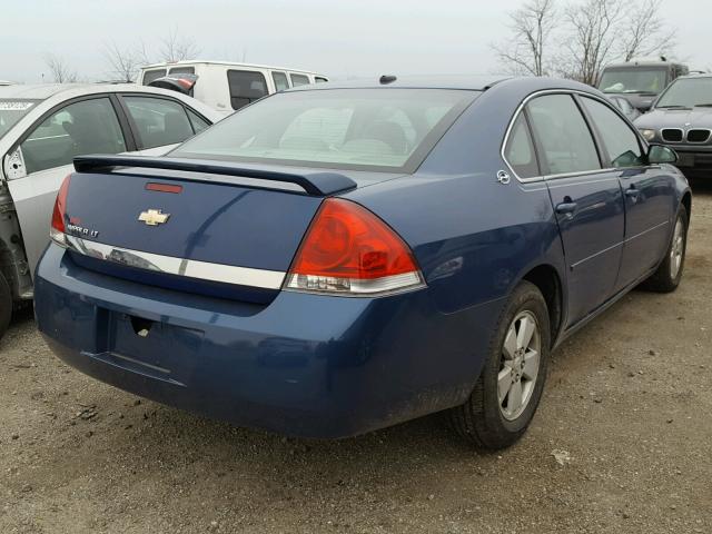 2G1WT58K969146926 - 2006 CHEVROLET IMPALA LT BLUE photo 4