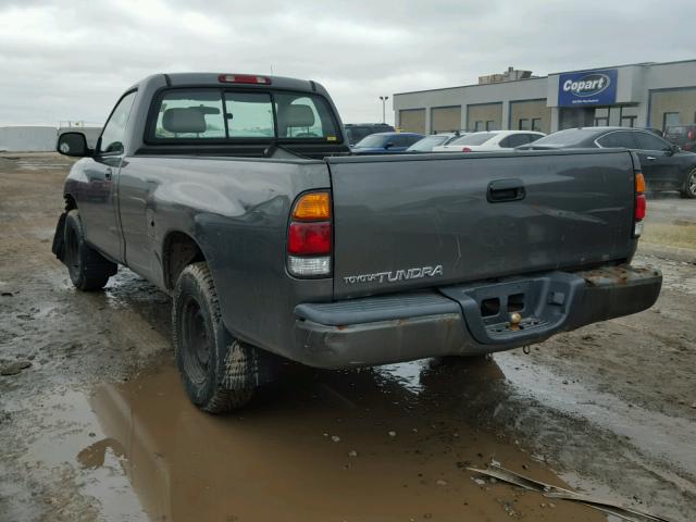 5TBJN32163S364186 - 2003 TOYOTA TUNDRA GRAY photo 3