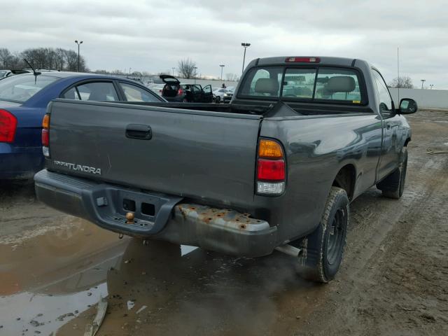 5TBJN32163S364186 - 2003 TOYOTA TUNDRA GRAY photo 4