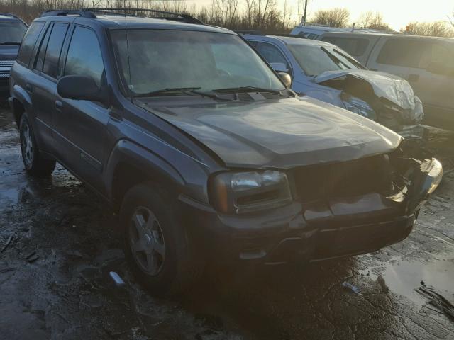 1GNDT13SX42318740 - 2004 CHEVROLET TRAILBLAZE GRAY photo 1