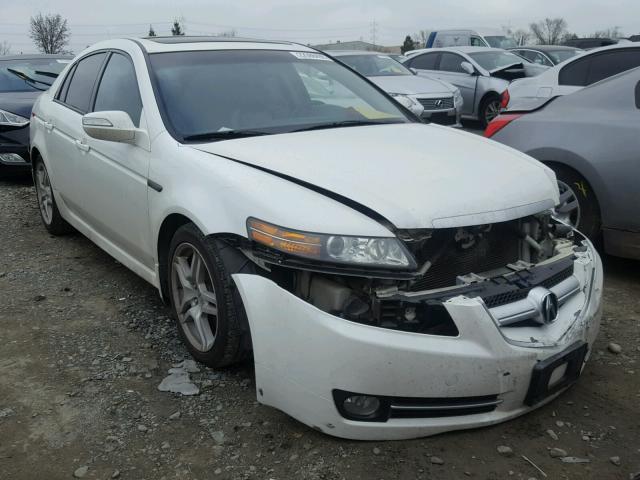 19UUA66207A017218 - 2007 ACURA TL WHITE photo 1