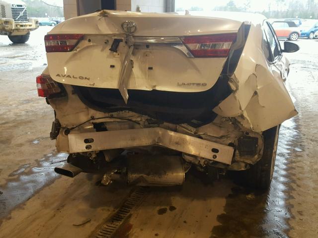 4T1BK1EB6EU091564 - 2014 TOYOTA AVALON BAS WHITE photo 9