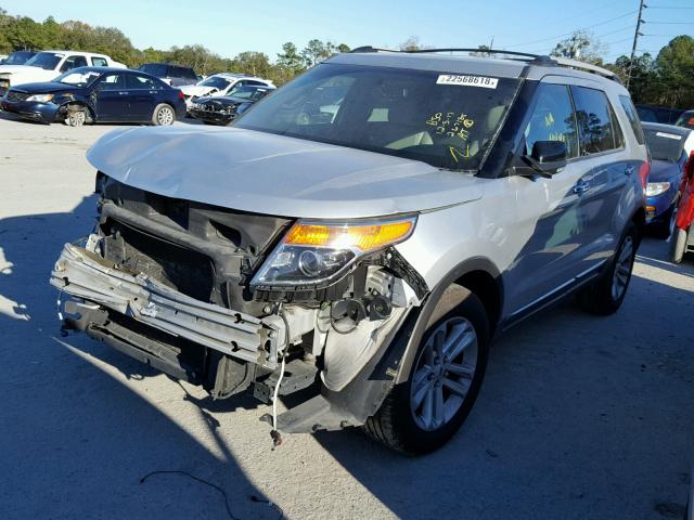 1FM5K7D83EGA96628 - 2014 FORD EXPLORER X SILVER photo 2