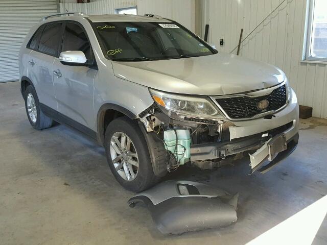 5XYKT4A61EG468220 - 2014 KIA SORENTO LX SILVER photo 1