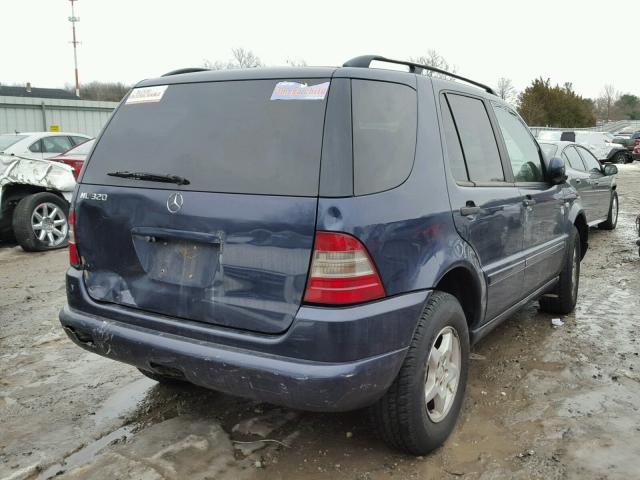 4JGAB54E5YA178117 - 2000 MERCEDES-BENZ ML 320 蓝色 照片 4