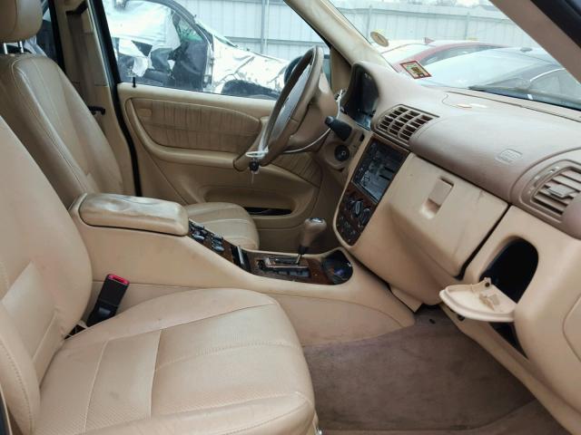 4JGAB54E5YA178117 - 2000 MERCEDES-BENZ ML 320 蓝色 照片 5