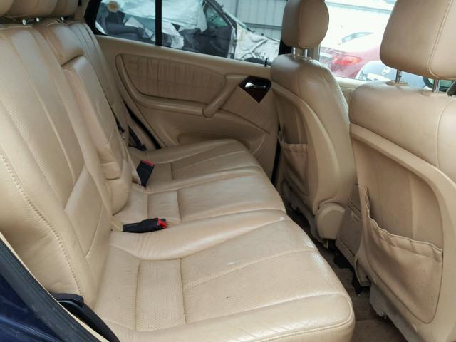 4JGAB54E5YA178117 - 2000 MERCEDES-BENZ ML 320 蓝色 照片 6