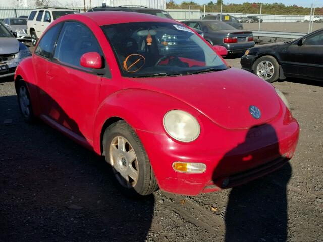 3VWBB61C2WM011499 - 1998 VOLKSWAGEN NEW BEETLE RED photo 1