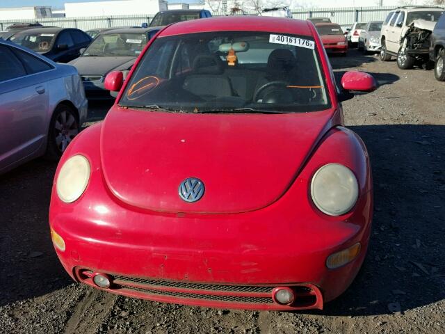 3VWBB61C2WM011499 - 1998 VOLKSWAGEN NEW BEETLE RED photo 10