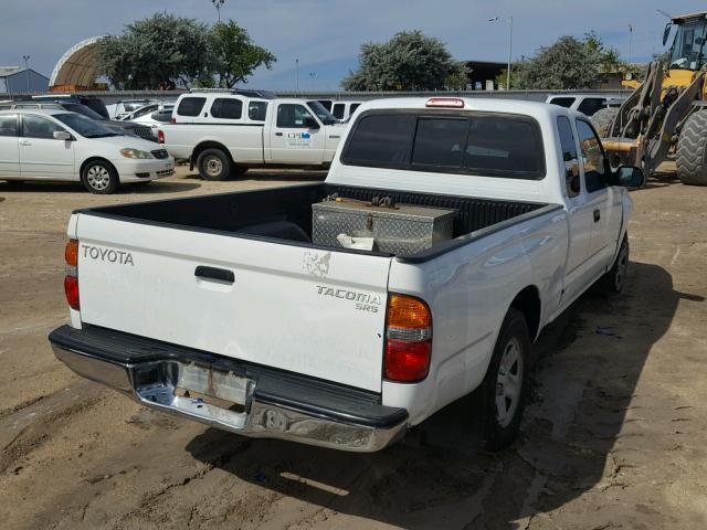 5TEVL52N42Z092820 - 2002 TOYOTA TACOMA XTR WHITE photo 4