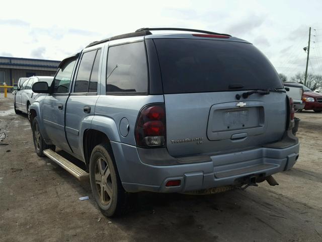 1GNES13M662311568 - 2006 CHEVROLET TRAILBLAZE BLUE photo 3