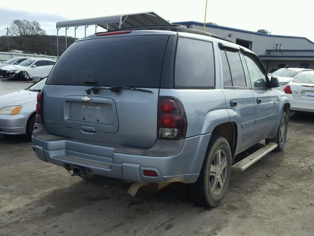 1GNES13M662311568 - 2006 CHEVROLET TRAILBLAZE BLUE photo 4