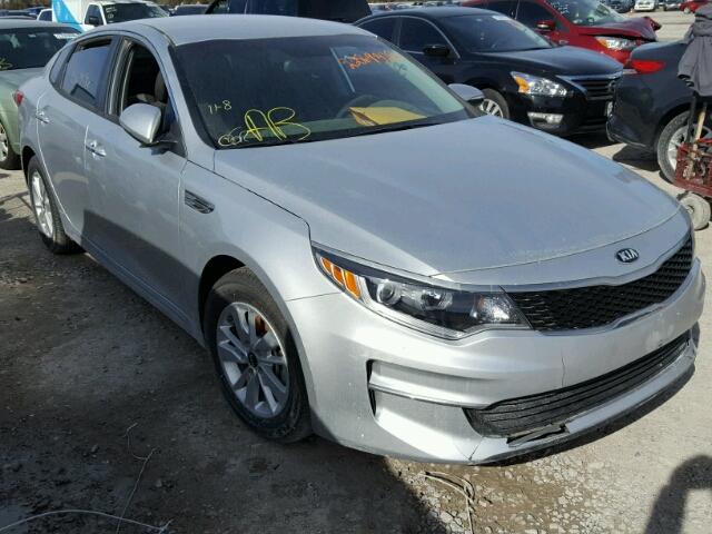 5XXGT4L33HG170754 - 2017 KIA OPTIMA LX SILVER photo 1