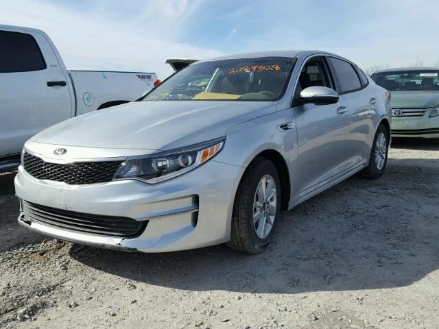 5XXGT4L33HG170754 - 2017 KIA OPTIMA LX SILVER photo 2