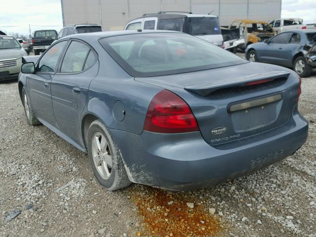 2G2WP552771137159 - 2007 PONTIAC GRAND PRIX BLUE photo 3