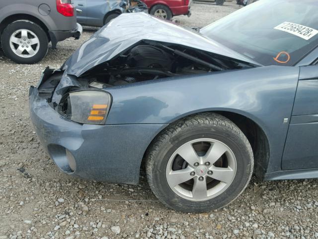 2G2WP552771137159 - 2007 PONTIAC GRAND PRIX BLUE photo 9