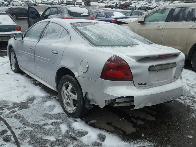 2G2WS522941137453 - 2004 PONTIAC GRAND PRIX SILVER photo 3