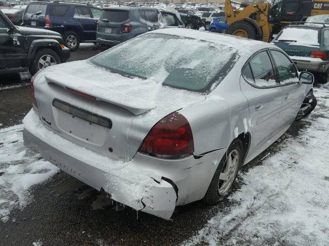 2G2WS522941137453 - 2004 PONTIAC GRAND PRIX SILVER photo 4