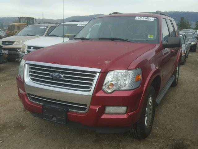 1FMEU73E38UA63085 - 2008 FORD EXPLORER X RED photo 2