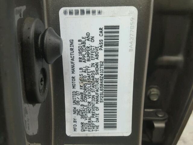 5Y2SL65848Z410762 - 2008 PONTIAC VIBE GRAY photo 10