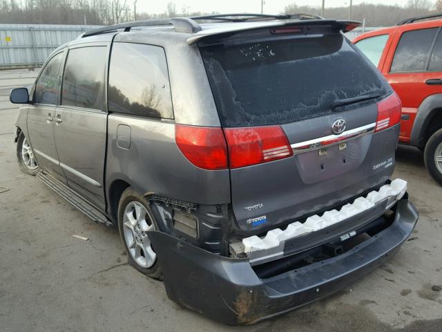 5TDZA22C44S056405 - 2004 TOYOTA SIENNA XLE GRAY photo 3