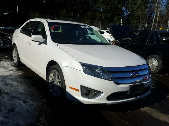 3FAHP0JA1BR152643 - 2011 FORD FUSION SEL WHITE photo 1