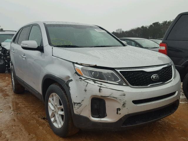 5XYKT3A61FG562061 - 2015 KIA SORENTO LX SILVER photo 1